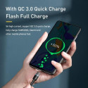 Baseus Cafule USB cable USB 2.0 2 m USB C Black