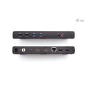 i-tec USB 3.0 / USB-C / Thunderbolt Dual Display Docking Station + Power Delivery 100W