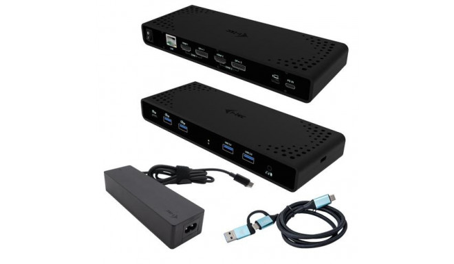 i-tec Universal Dual 4K Display Docking Station + Power Delivery 85W