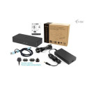 i-tec USB 3.0 / USB-C / Thunderbolt 3 Professional Dual 4K Display Docking Station Generation 2 + Po