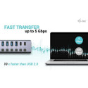 i-tec USB-A/USB-C Charging HUB 9port with LAN + Power Adapter 60 W