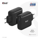 CLUB3D Travel Charger 100 Watt GAN technology, USB-IF TID certified, Single port USB Type-C, Power D