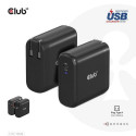 CLUB3D Travel Charger 100 Watt GAN technology, USB-IF TID certified, Single port USB Type-C, Power D
