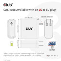 CLUB3D Travel Charger 100 Watt GAN technology, USB-IF TID certified, Single port USB Type-C, Power D