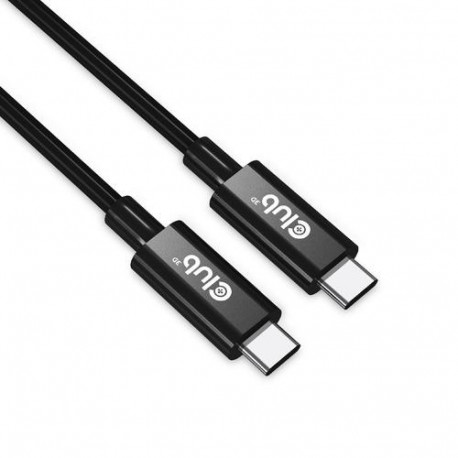 CLUB3D USB4 Gen3x2 Type-C Bi-Directional Cable 8K60Hz or 4K120Hz, Data 40Gbps, PD 240W(48V/5A) EPR M