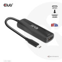 CLUB3D USB Gen2 Type-C to HDMI™ 8K60Hz or 4K120Hz HDR10+ with DSC1.2 with Power Delivery 3.0 Active 