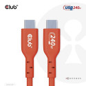 CLUB3D USB2 Type-C Bi-Directional USB-IF Certified Cable Data 480Mb, PD 240W(48V/5A) EPR M/M 1m / 3.