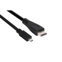 CLUB3D Micro HDMI™ to HDMI™ 2.0 4K60Hz Cable 1M / 3.28Ft