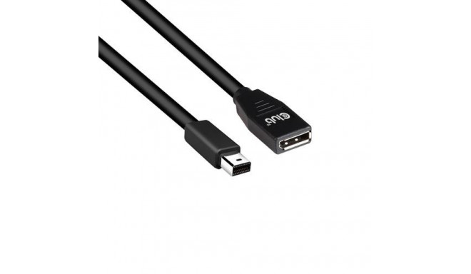 CLUB3D Mini DisplayPort to DisplayPort1.4 Extension Cable 8K60Hz DSC1.2 HBR3 HDR M/F 1m/3.28 ft