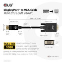 CLUB3D DisplayPort to VGA Cable M/M