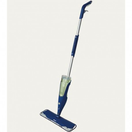 Bona Premium Spray for Hard Floors mop Aluminium, Microfibre 850 ml Wet Microfiber Aluminium, Blue