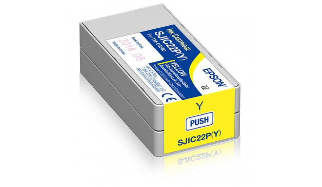 Epson SJIC22P(Y): Ink cartridge for ColorWorks C3500 (yellow)
