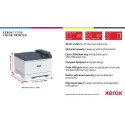 Xerox C320 A4 33ppm Wireless Duplex Printer PS3 PCL5e/6 2 Trays Total 251 Sheets