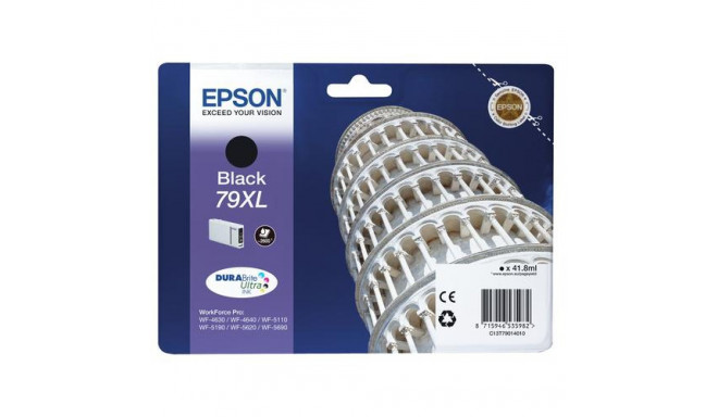 Epson Tower of Pisa Singlepack Black 79XL DURABrite Ultra Ink
