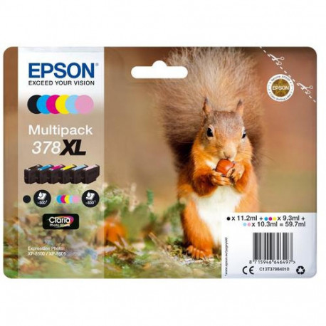Epson Squirrel 378XL Claria Photo HD Multipack 6-colours Ink