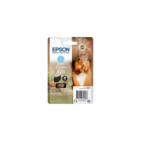 Epson Squirrel Singlepack Light Cyan 378 Claria Photo HD Ink