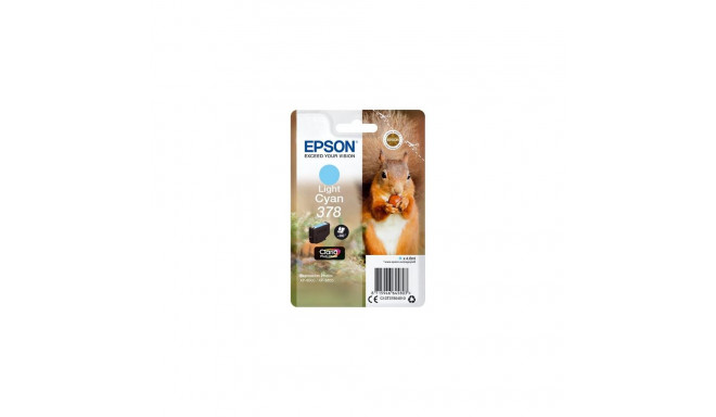 Epson Squirrel Singlepack Light Cyan 378 Claria Photo HD Ink