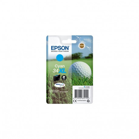 Epson Golf ball 34XL DURABrite Ultra Single Cyan Ink