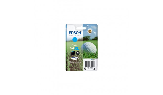 Epson Golf ball Singlepack Cyan 34XL DURABrite Ultra Ink