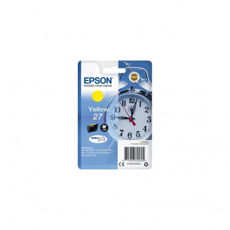 Epson Alarm clock Singlepack Yellow 27 DURABrite Ultra Ink