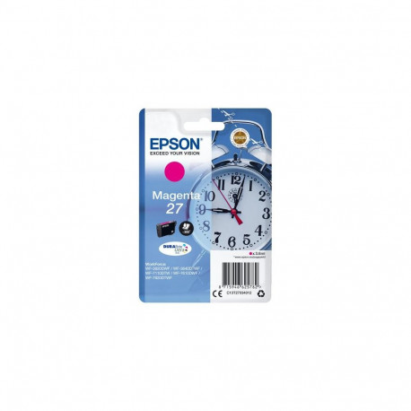 Epson Alarm clock Singlepack Magenta 27 DURABrite Ultra Ink