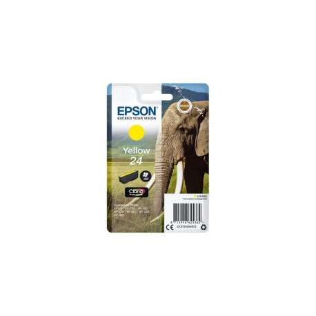 Epson Elephant Singlepack Yellow 24 Claria Photo HD Ink