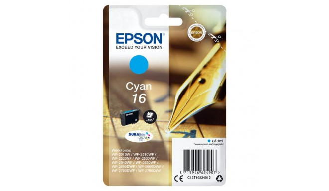 Epson Pen and crossword Singlepack Cyan 16 DURABrite Ultra Ink