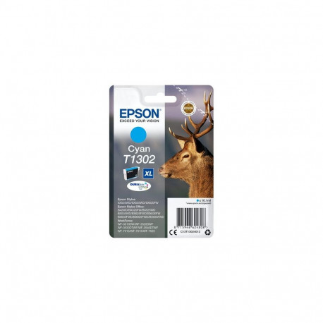 Epson Stag Singlepack Cyan T1302 DURABrite Ultra Ink