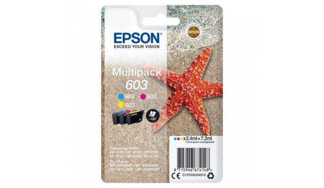 Epson C13T03U54010 ink cartridge 1 pc(s) Original Standard Yield Cyan, Magenta, Yellow