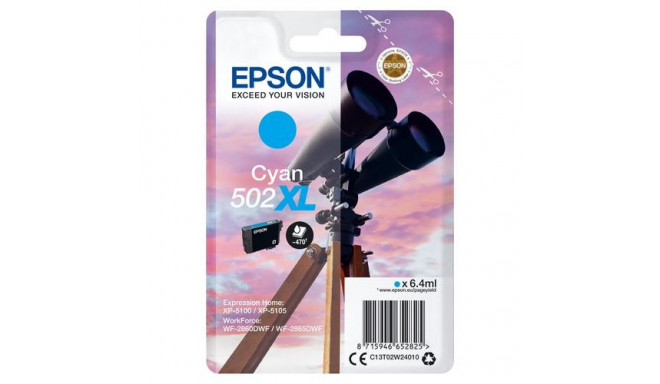 Epson Singlepack Cyan 502XL Ink