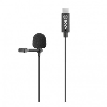 BOYA BY-M3 microphone Black Lavalier/Lapel microphone