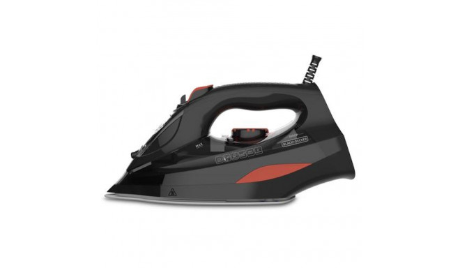 Black &amp; Decker BXIR3000E iron Steam iron Ceramic soleplate 3000 W Black, Orange