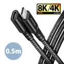 Axagon BUCM32-CF05AB USB cable USB 3.2 Gen 2x2 0.5 m USB C Black