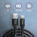 Axagon BUCM-AM10AB USB cable USB 2.0 1 m USB A USB C Black
