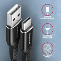 Axagon BUCM-AM10AB USB cable USB 2.0 1 m USB A USB C Black
