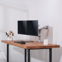 LogiLink BP0089 monitor mount / stand 81.3 cm (32&quot;) Silver Desk