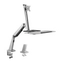LogiLink BP0040 monitor mount / stand 81.3 cm (32&quot;) Desk Aluminium