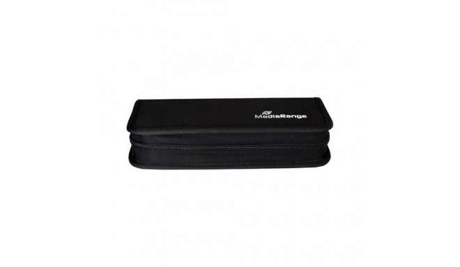MediaRange BOX99 memory card case 5 cards Nylon Black