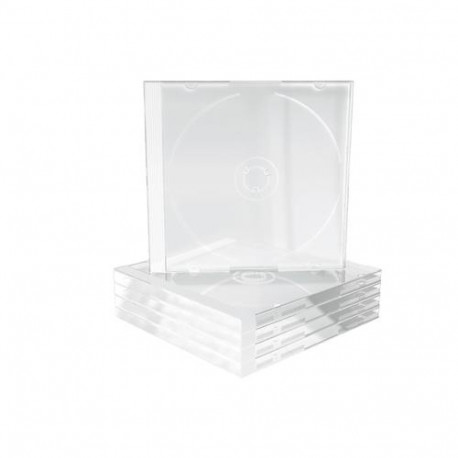 MediaRange BOX24 optical disc case Jewel case 1 discs Transparent