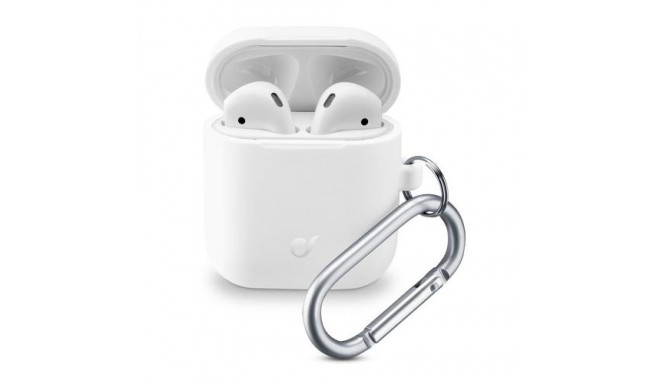 Cellularline Bounce - AirPods 1&amp;2 Soft touch silicone AirPod case with hook