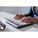 BakkerElkhuizen S-board 840 keyboard Office USB QWERTY UK English Light grey, White