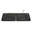 BakkerElkhuizen Goldtouch Travel Go2 Wired keyboard Office USB QWERTZ German Black