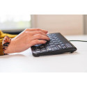 BakkerElkhuizen Goldtouch Travel Go2 Wired keyboard Office USB QWERTZ German Black
