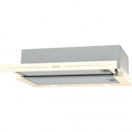 Gorenje BHP62CLI cooker hood Semi built-in (pull out) Ivory C 435 m³/h