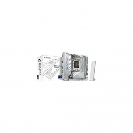 GIGABYTE B860I AORUS PRO ICE Motherboard - Intel Core Ultra Series CPUs, 8+1+2+1 Phases VRM, up to 9