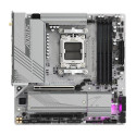 GIGABYTE B650M AORUS ELITE AX ICE Motherboard - AMD Ryzen 9000 Series CPUs, 12+2+2 Phases VRM, up to