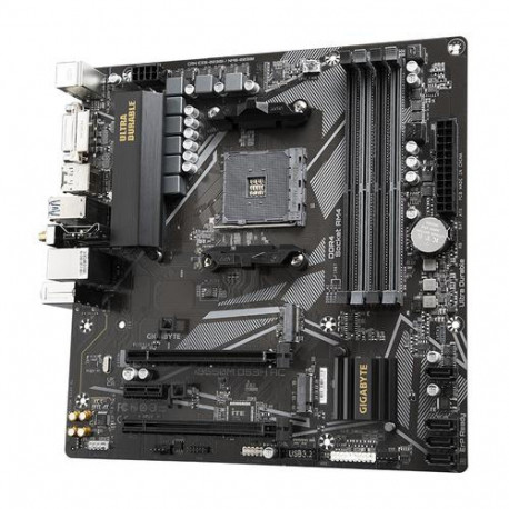 GIGABYTE B550M DS3H AC Motherboard - AMD Ryzen 5000 CPUs, 5+3 Phases VRM, up to 4733MHz DDR4, 1xPCIe