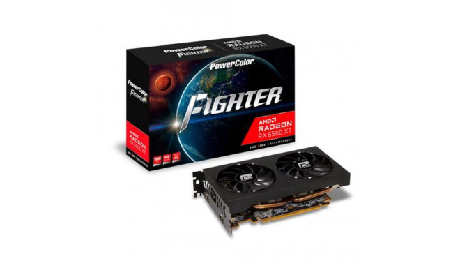PowerColor AXRX 6500XT 4GBD6-DH/OC graphics card AMD Radeon RX 6500 XT 4 GB GDDR6
