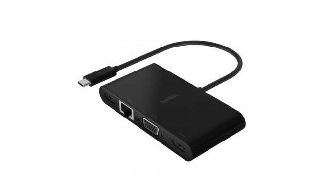 Belkin AVC004BTBK laptop dock/port replicator USB 3.2 Gen 1 (3.1 Gen 1) Type-C Black