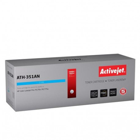 Activejet ATH-351AN toner (replacement for HP CF351A; Supreme; 1100 pages; cyan)